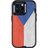 Czech Republic Flag Distressed Otterbox Defender iPhone Skin